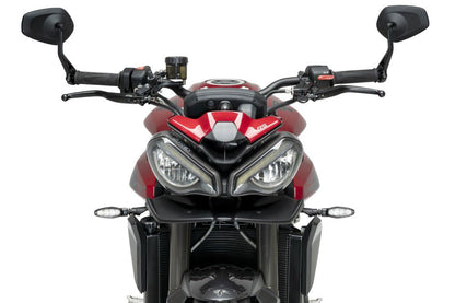 Naked Front Spoiler carbon look Puig voor Triumph Speed Triple / Street Triple