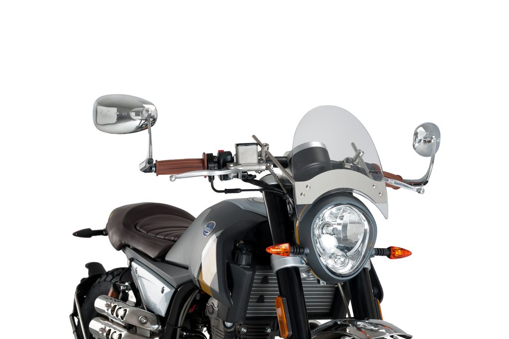 Puig Windscherm - Honda VT750C Shadow (RC50) 2010-2026 | Kawasaki VN1700 Classic 2010-2026 en meer - Licht Getint / Transparant