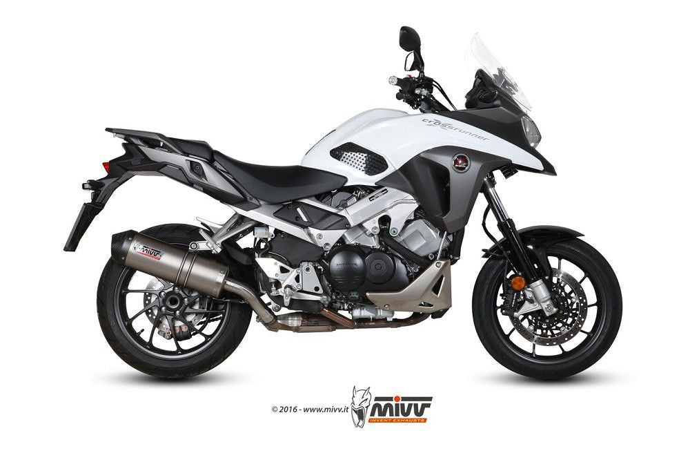 Mivv Oval Titanium Demper Met Carbon Cap Honda Crossrunner Vfr800X '15-
