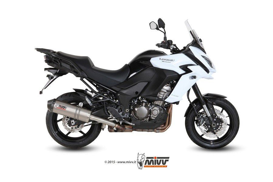 Mivv Oval Titanium Demper Met Carbon Cap Kawasaki Versys 1000 '15-