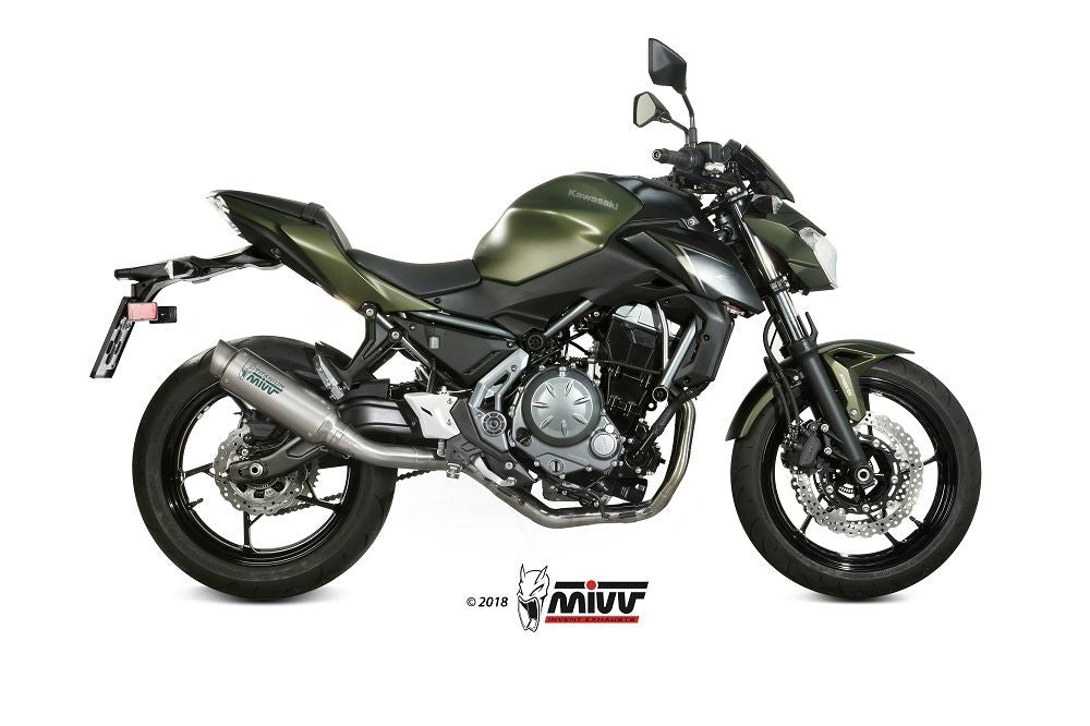 Mivv Systeem Met Gp Pro Titanium Kawasaki Ninja 650 / Z650 '17-22 (1 Lambda)