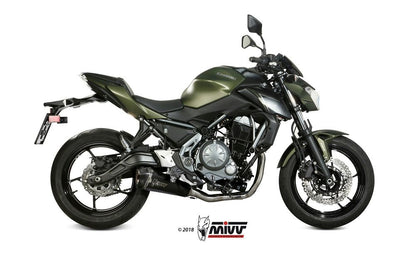 Mivv Systeem Met Delta Race Black Rvs Kawasaki Ninja 650 / Z650 '23- (2 Lambdas)
