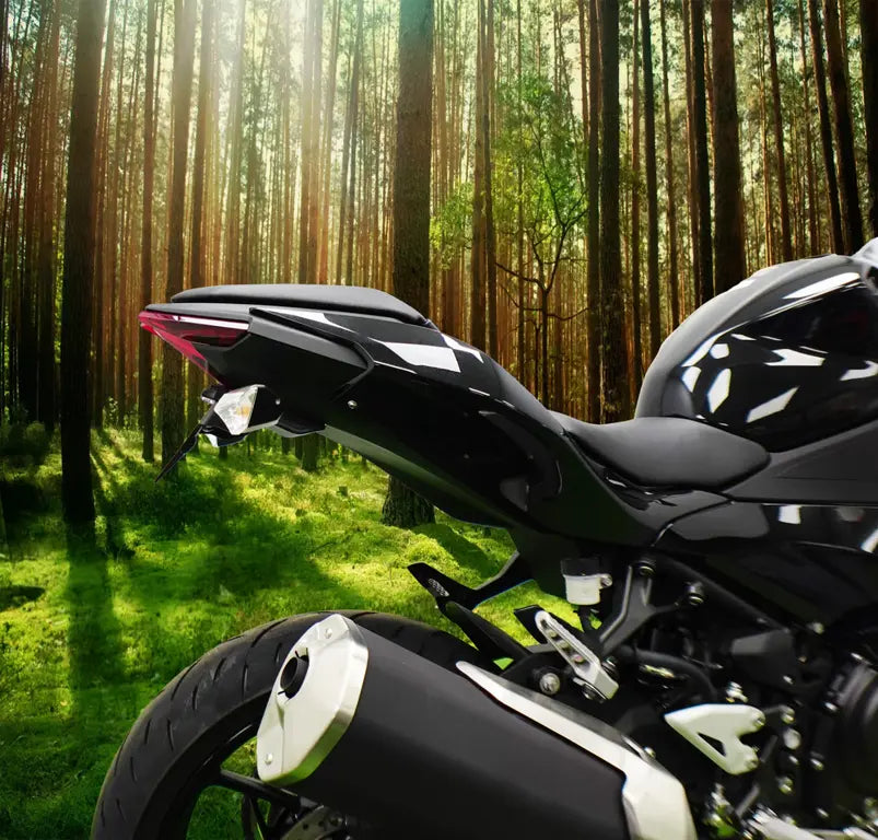 Kentekenplaathouder Evotech Performance Kawasaki Ninja 500 '24-
