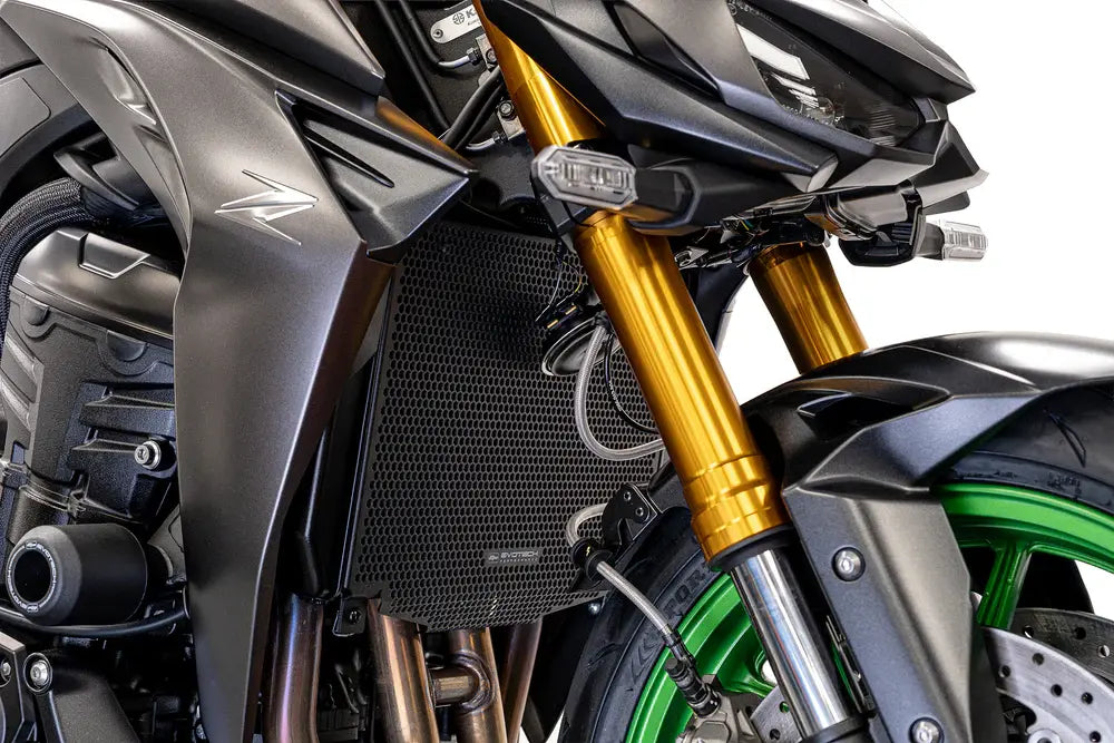 Radiatorcover Zwart Evotech Performance Kawasaki Ninja 1100Sx '25-