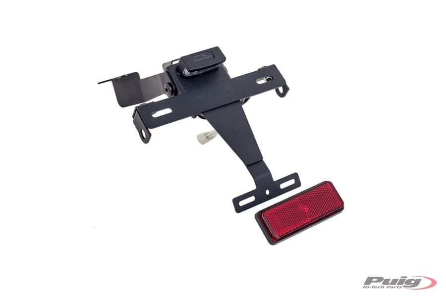 Kentekenplaathouder Zwart Puig Kawasaki Z1000 / Z1000R / Z1100