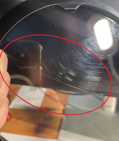 Koppeling deksel met kijkglas aluminium Evotech diverse KTM zwart (tweede kans)