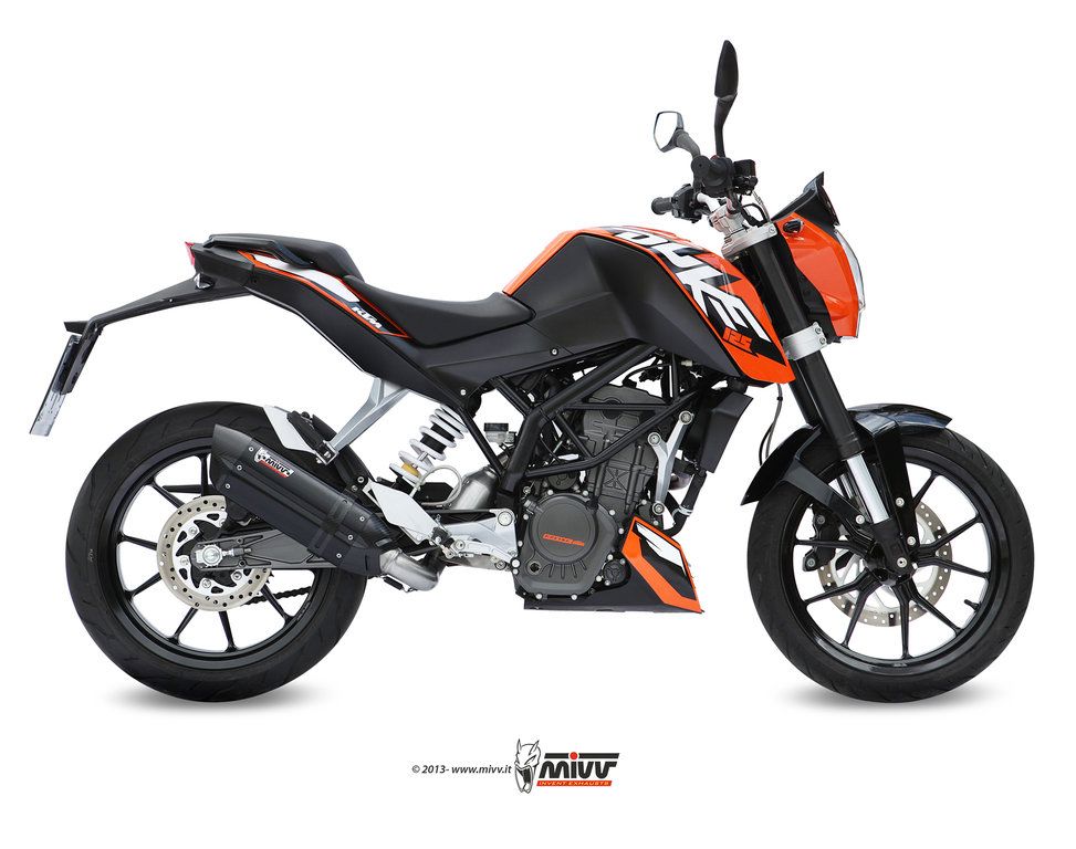 Mivv Suono Steel Black Ktm Duke 125/390 / Duke 125/390 '17-