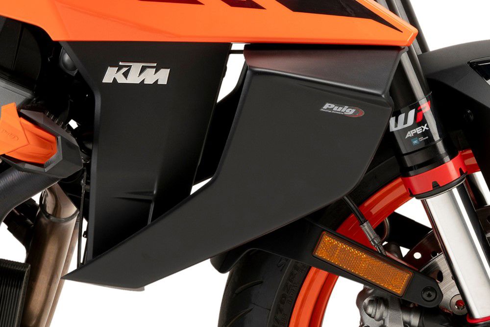 Puig Downforce Zijspoilers - KTM 990 Duke 2024-2026 | 990 Duke R 2025-2026 - Carbon Look / Mat Zwart