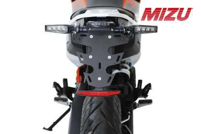 Kentekenplaathouder MIZU incl. LED achterlicht diverse KTM 125 / 390 modellen