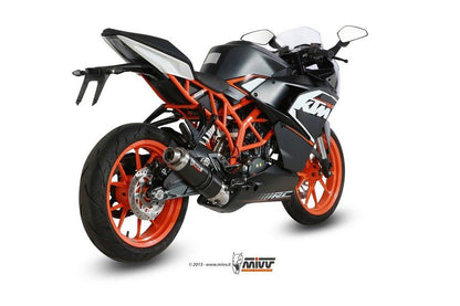 Mivv Rvs Systeem Met Gp Steel Black Demper Ktm Rc125