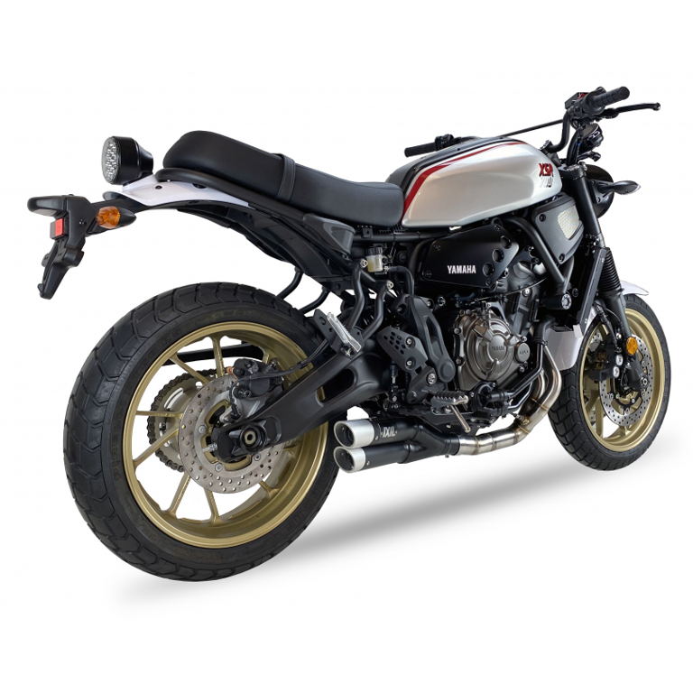 Full System - Dual Hyperflow Black Xl Yamaha Mt-07 / Tracer 7 / Gt / Xsr700