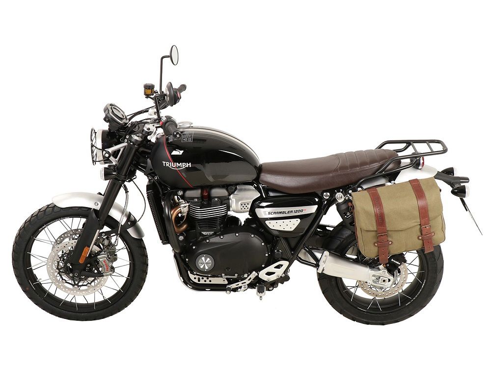 C-Bow tasdrager links zwart Hepco&Becker Triumph Scrambler 1200 XE '24-