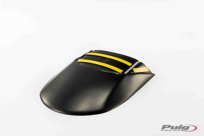 Achterspatbord verlenger mat zwart voor het originele spatbord Suzuki GSR750 '11-'16