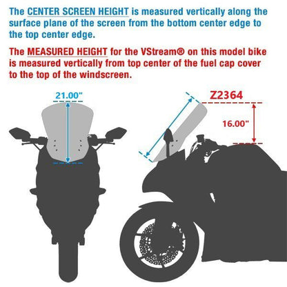 Vervangingsruit Ztechnik Sport/Tour Licht Getint Bmw R1250R '23-