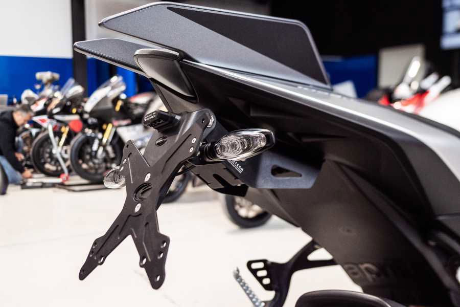 Kentekenplaathouder Evotech Aprilia Rsv4 1100 / Factory / Tuono  '21-