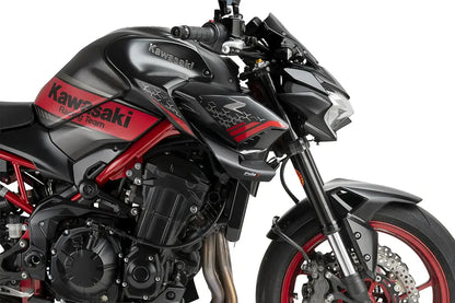 Puig D12 Zijspoilers - Kawasaki Z900 2020-2024 - Carbon Look / Mat Zwart en meer