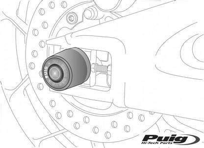 Achterasprotector Puig diverse Ducati modellen