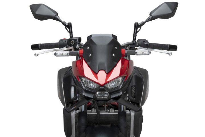 Puig Naked Front Spoiler - Kawasaki Z500 / SE 2024-2026 - Carbon Look / Mat Zwart