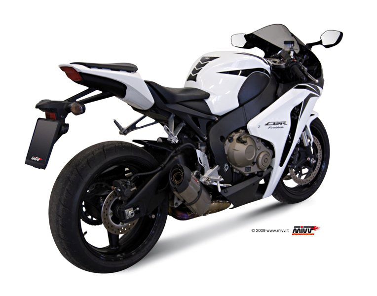 MIVV Compleet Uitlaatsysteem - Honda CBR1000RR 2010-2016 - Suono - Titanium / Carbon