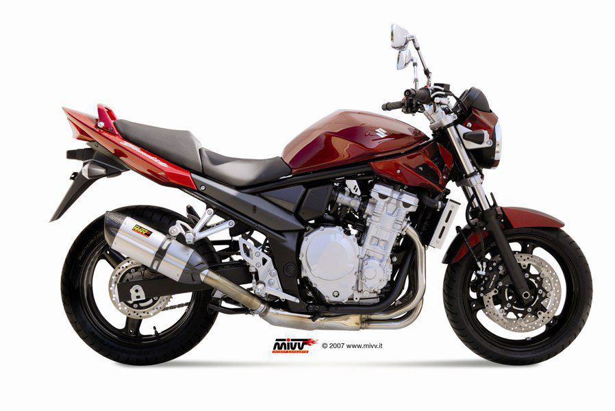 MIVV Suono Steel RVS demper Suzuki GSF650 Bandit '07- / GSX650F '08-