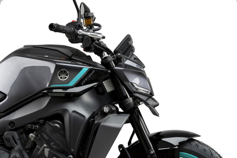 Puig Naked Front Spoiler - Yamaha MT-09 2024-2026 | MT-09 SP 2024-2026 - Zwart / Mat Zwart en meer