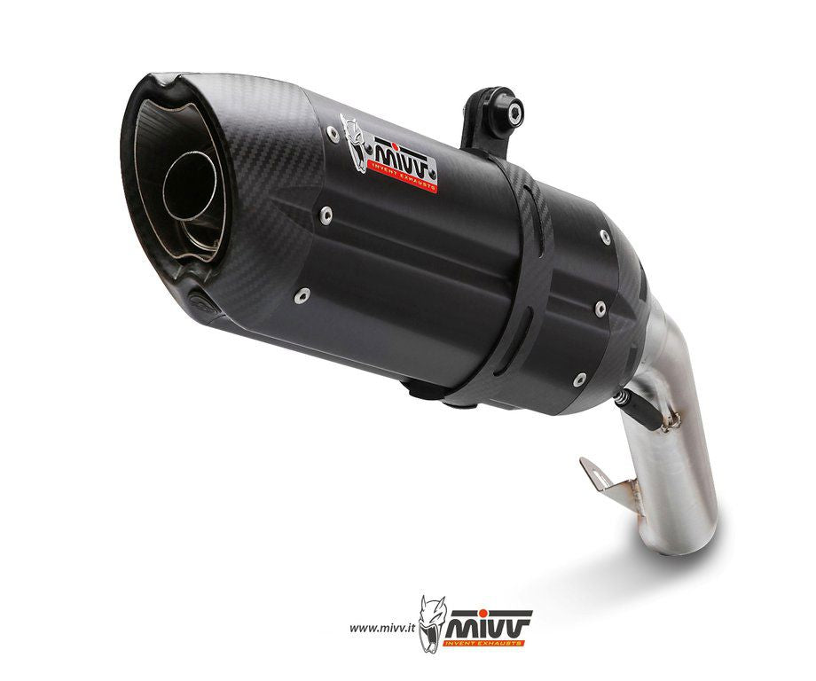 Mivv Suono Steel Black Rvs Dempers Kawasaki Z1000 '14-