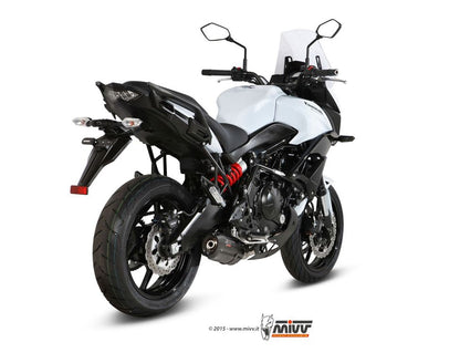 Mivv 2-1 Systeem Met Suono Steel Black Demper Kawasaki Versys 650 '15-'20