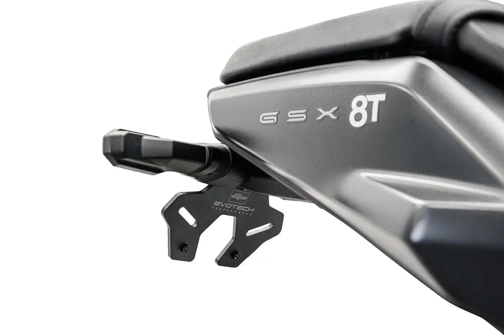 Kentekenplaathouder Met Getint Achterlicht Evotech Performance Suzuki Gsx-8T '25-
