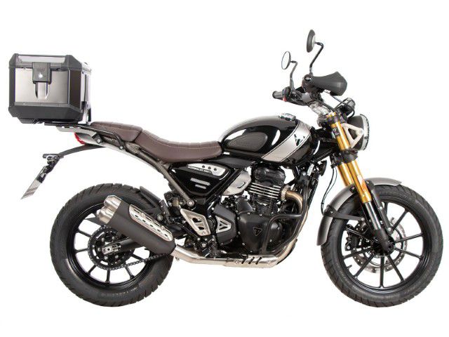Topdrager Zwart Alurack Hepco&Becker Triumph Scrambler 400 X '24-