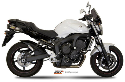 MIVV Suono Steel Black RVS dempers Yamaha FZ6 '04-