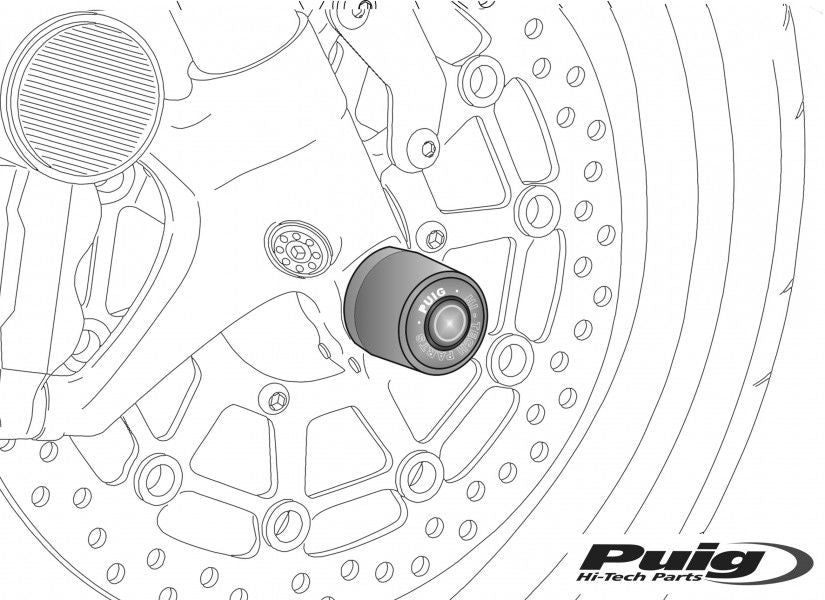Voorvorkprotector Puig Triumph diverse Tiger 800 modellen