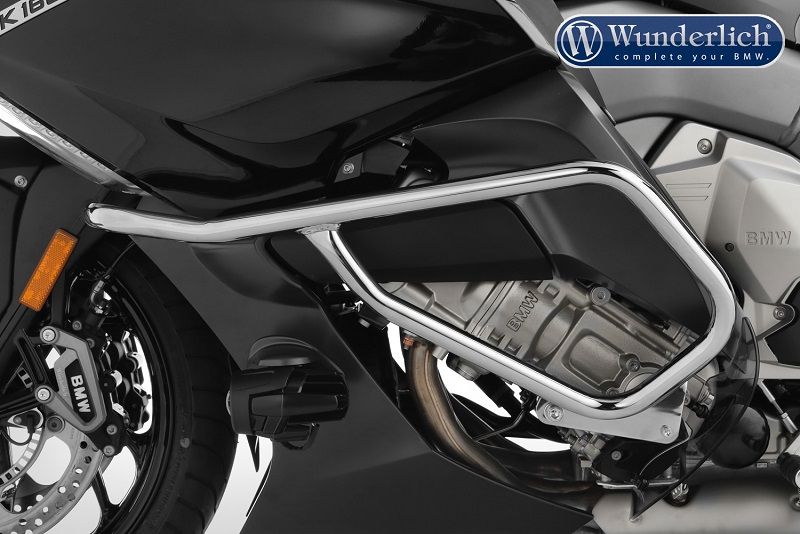 Engine Protection Bar Set Bmw K1600B/Grand America/Gt/Gtl - Chromed Wunderlich