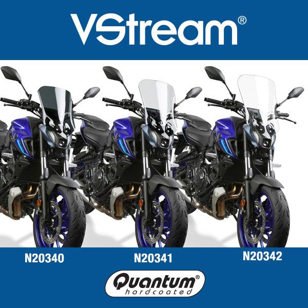 Vervangingsruit National Cycle Vstream Tall Transparant Yamaha Mt-07 ’21-