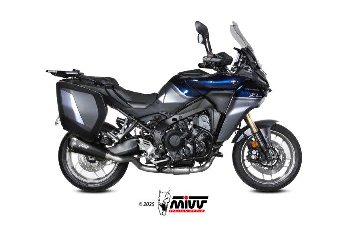Mivv Rvs Systeem Met Delta Race Black Yamaha Tracer 9 / Gt / Gt Plus '25-