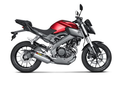 Akrapovič Uitlaat - Yamaha MT-125 2014-2019 | R125 2014-2018 - Racing Line (Titanium) - Motor Accessoires