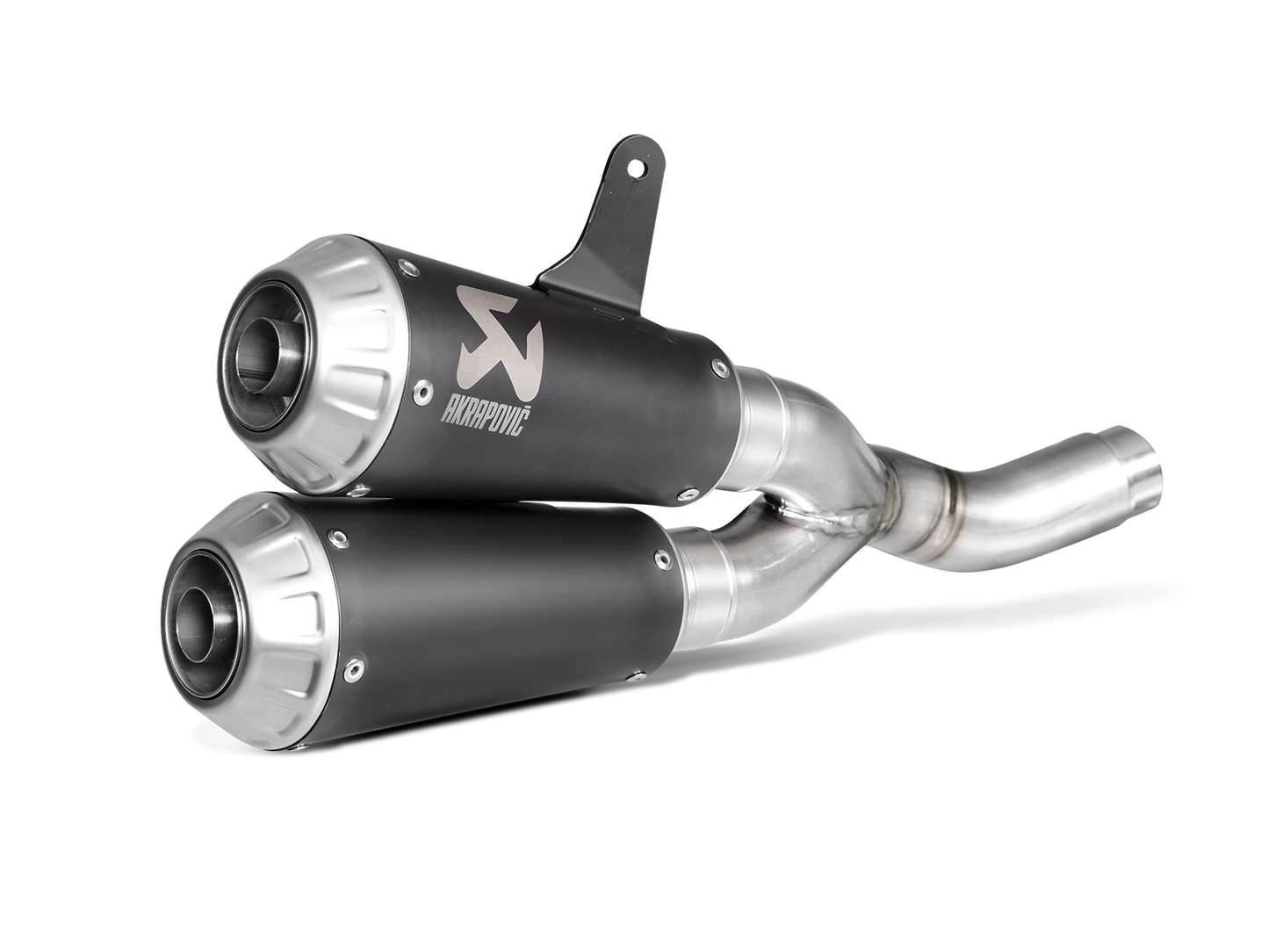 Akrapovič Uitlaat - Ducati Monster 797/797+/659 2017-2020 | Scrambler Café Racer 2017-2020 | Scrambler Icon/Urban Enduro/Classic/Full Throttle 2015-2020 - Slip-On Line (Titanium) - Motor Accessoires