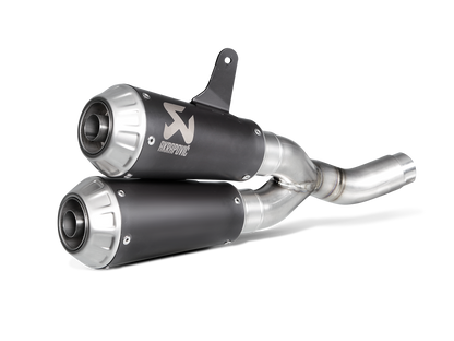 Akrapovič Uitlaat - Ducati Monster 797/797+/659 2017-2020 | Scrambler Café Racer 2017-2020 | Scrambler Icon/Urban Enduro/Classic/Full Throttle 2015-2020 - Slip-On Line (Titanium) - Motor Accessoires
