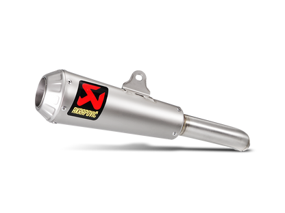 Akrapovič Uitlaat - Kawasaki Ninja 125 / Z125 (11kW) 2019-2024 | Ninja 250SL 2015-2017 | Z250SL 2015-2017 - Slip-On Line (Titanium) - Motor Accessoires