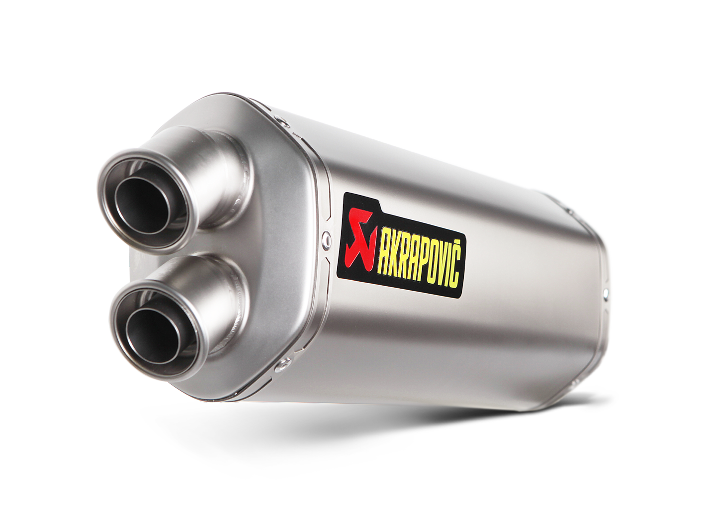 Akrapovič Uitlaat - Honda CRF1000L Africa Twin 2016-2019 | CRF1000L Africa Twin Adventure Sports 2018-2019 - Slip-On Line (Titanium) - Motor Accessoires