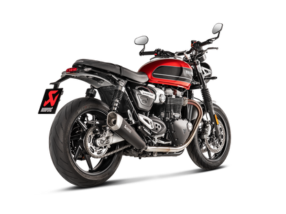 Akrapovič Uitlaat - Triumph Speed Twin 2019-2020 & meer - Slip-On Line (Titanium)