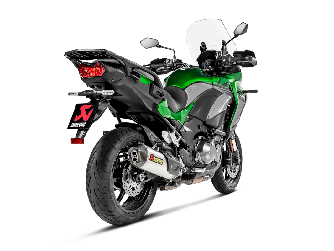 Akrapovic Uitlaat - Motor Accessoires - Kawasaki Versys 1000 - 2019 t/m 2024 - Slip-On Line (Titanium)