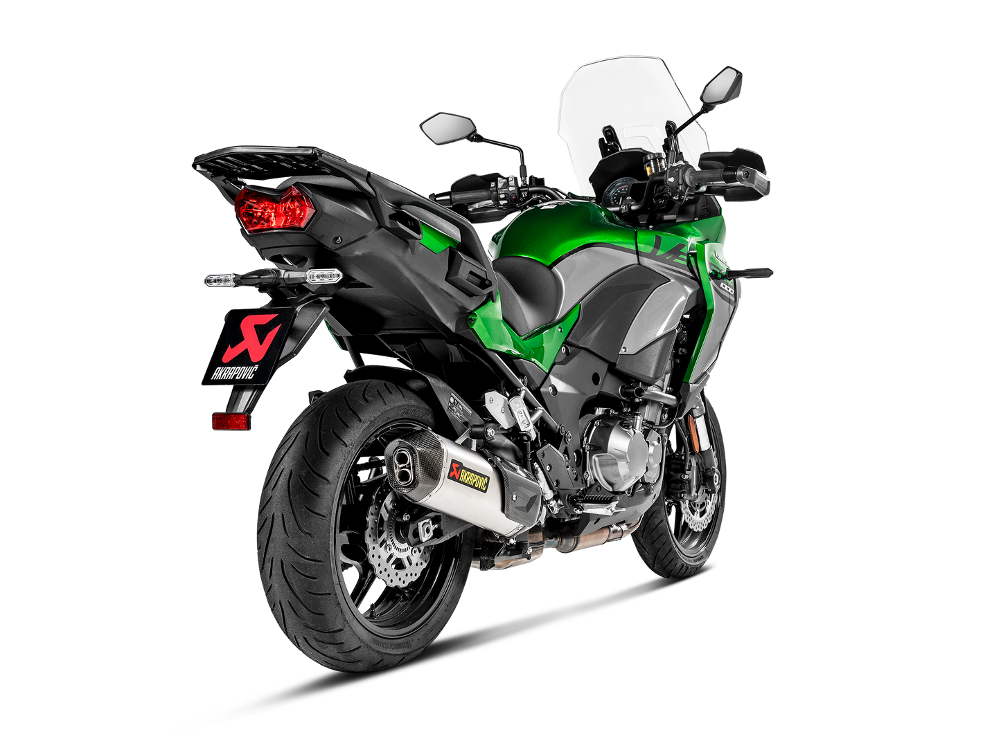 Akrapovič Uitlaat - Kawasaki Versys 1000 2019-2024 - Slip-On Line (Titanium)