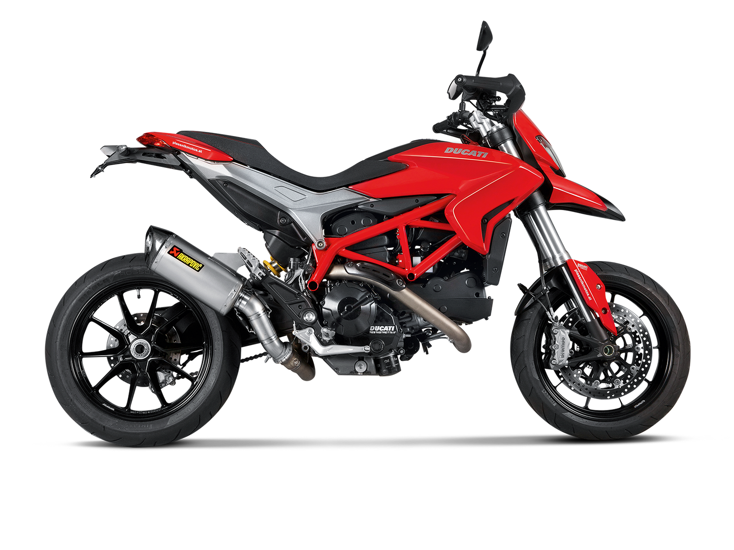 Optionele Akrapovič Uitlaat Accessoires - Ducati Hypermotard 2013-2018 | Hyperstrada 2013-2018 - Link Pipe (Titanium) - Motor Accessoires