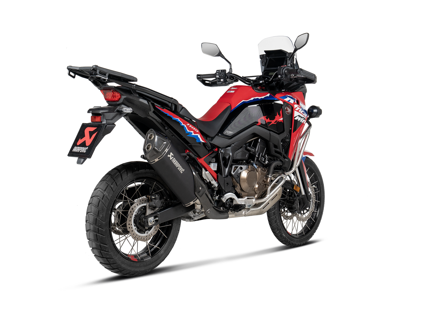 Akrapovič Uitlaat - Honda CRF1100L Africa Twin 202 & meer - Slip-On Line (Titanium)