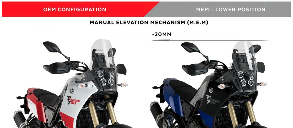 Ruitversteller Voor Yamaha Xt700Z Tenere '19- Puig