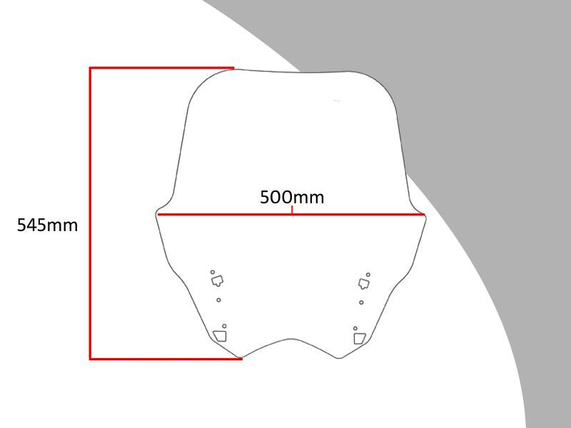 Vervangingsruit Touring Yamaha Fjr1300 '13-