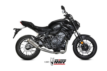 Mivv 2 In 1 Systeem Met Gp Pro Titanium Yamaha Mt-07 '21-23 (1 Lambda)