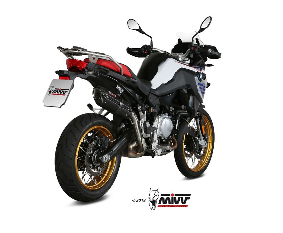 Mivv Suono Steel Black Rvs Dempers Bmw F750/850Gs '18-