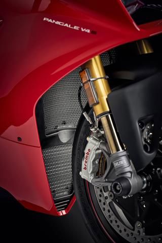 Radiator cover set zwart Evotech Performance Ducati Panigale V4 S Corse '19-20