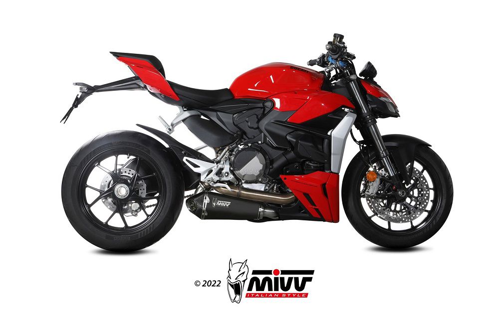 Mivv Delta Race Black Ducati Streetfighter / Panigale V2